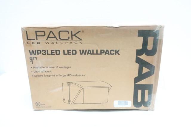RAB WP3LED65/PC2 WALLPACK LED LIGHT FIXTURE 65W 277V-AC