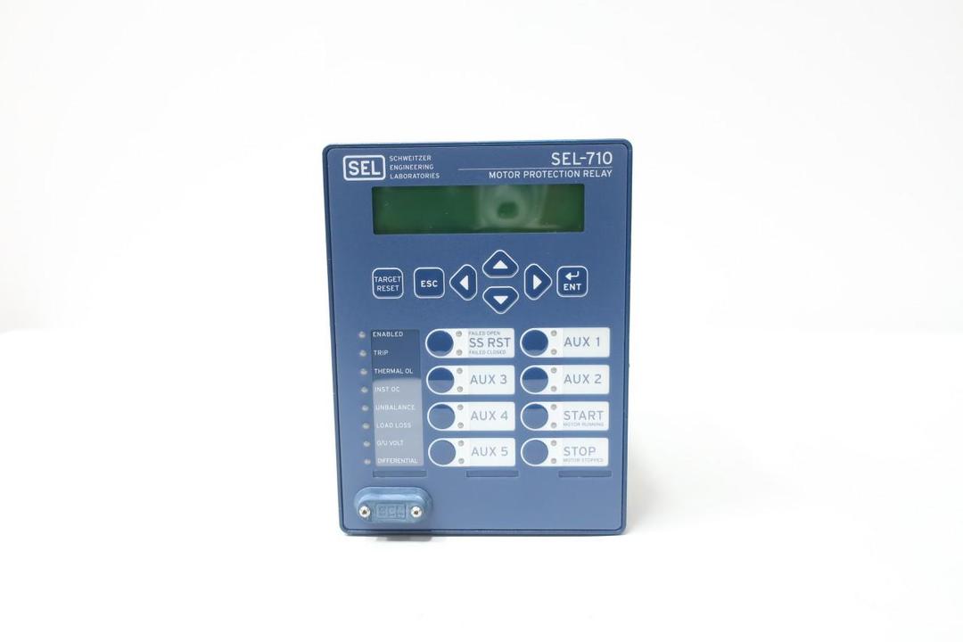 SEL 071050E1ABA0X0X850281 SEL-710-5 MOTOR PROTECTION RELAY 110-240V-AC