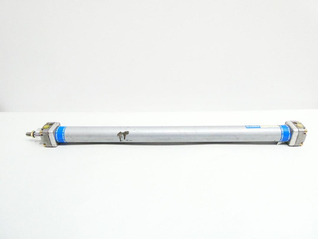 FESTO DN-40-600 DOUBLE ACTING PNEUMATIC CYLINDER 40MM 600MM 174PSI