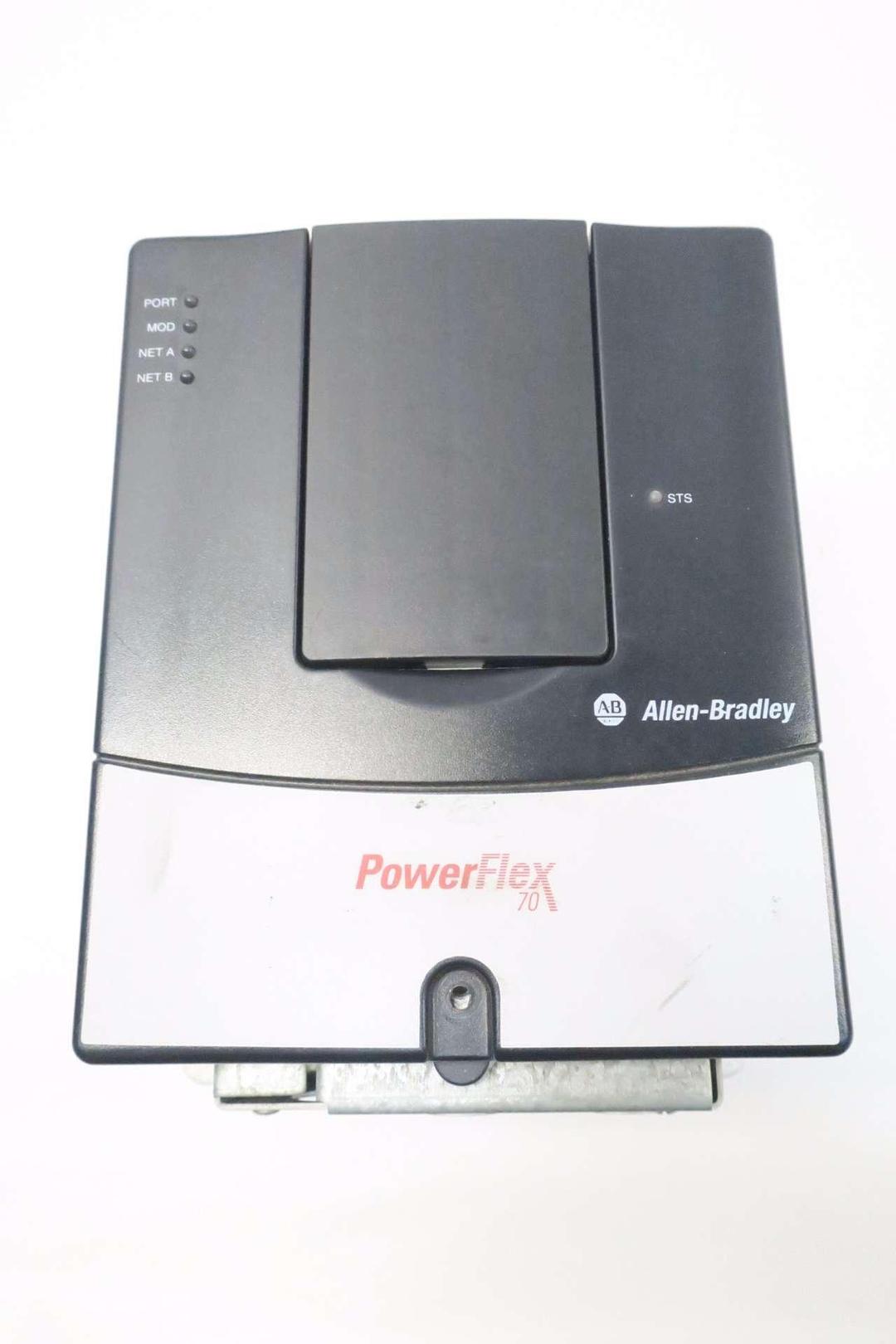 ALLEN BRADLEY 20AD5P0A0AYNNNC0 POWERFLEX 70 3HP 480V-AC 400HZ AC DRIVE
