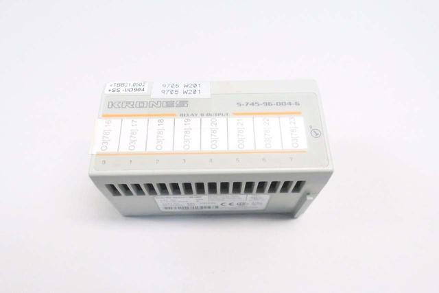 KRONES 5-745-96-004-6 FLEX I/O RELAY 8 OUTPUT MODULE SER A REV B01 D547879
