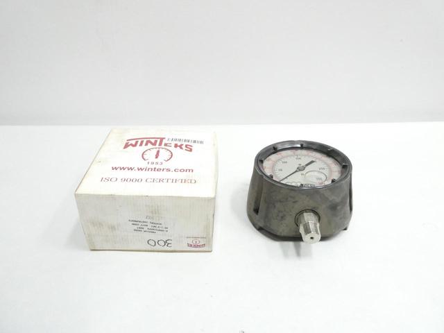 WINTERS 5067 PRESSURE GAUGE 4-1/2IN 0-300PSI 1/2IN NPT