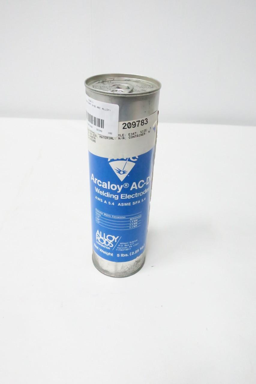 ALLOY RODS E347 ARCALOY ELECTRODE 3/32IN 5LB