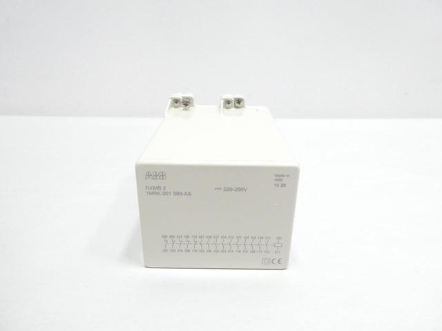 ABB RXMB 2 1MRK 001 589-AS PLUG-IN RELAY 220-250V-DC