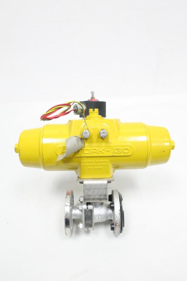 KTM EB100 HYTORK-130 PNEUMATIC STEEL FLANGED BALL VALVE 1/2IN 150