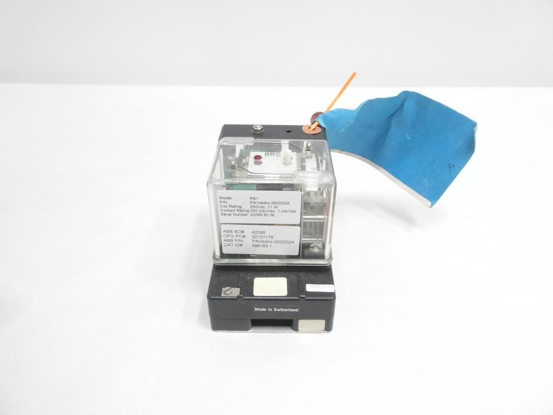 ABB PA1NKDHX ADJUSTABLE TIME PICKUP RELAY 250V-DC