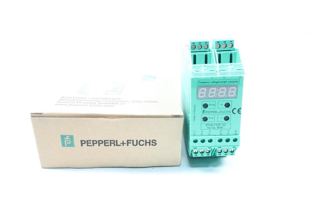 PEPPERL FUCHS KFU8-FSSP-1.D 181191 FREQUENCY VOLTAGE CURRENT CONVERTER
