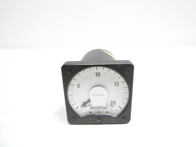WESTINGHOUSE KP-241 PANEL METER 0-20MEGAVARS