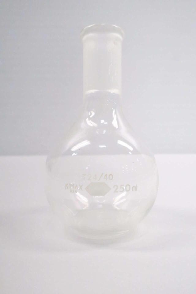 KIMBLE KIMAX 24/40 250ML SHORT NECK BOILING FLASK D551396