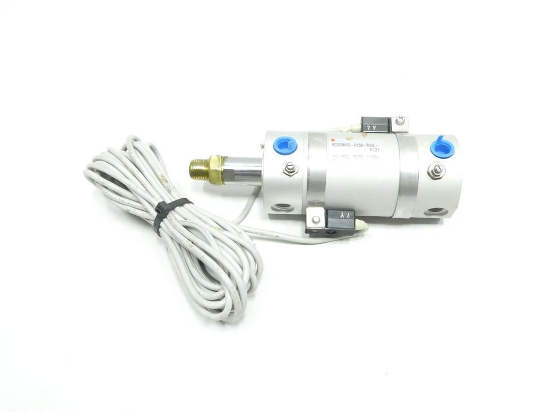 SMC NCDGBA50-0150-B54L-XC37 PNEUMATIC CYLINDER 50MM 150MM 1/4IN 150PSI 