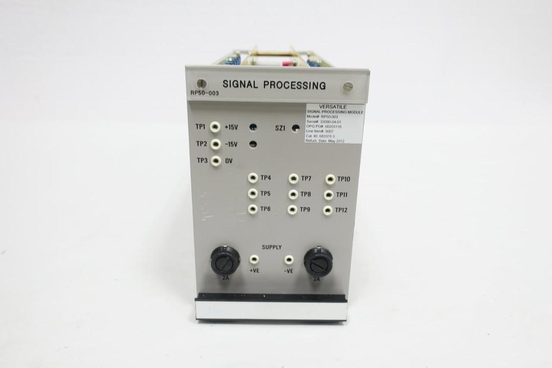 VERSATILE RP50-003 SIGNAL PROCESSING MODULE