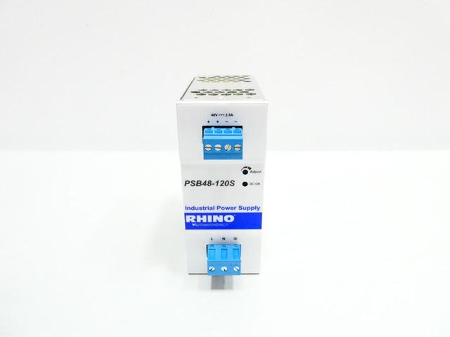 RHINO PSB48-120S SWITCHING POWER SUPPLY 100-240V-AC 2.5A AMP 48V-DC