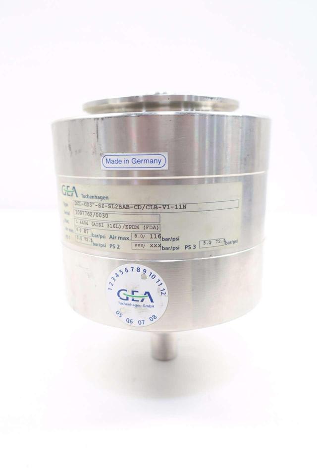 GEA DCL-OD3-SZ-SL2BAB-CD/CLB-V1-11N TUCHENHAGEN STAINLESS ACTUATOR D560022