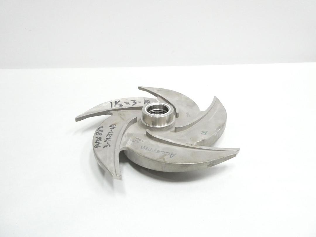 SUMMIT 2196LTO 1.5X3-10 STAINLESS 5-VANE PUMP IMPELLER 9-1/2IN OD