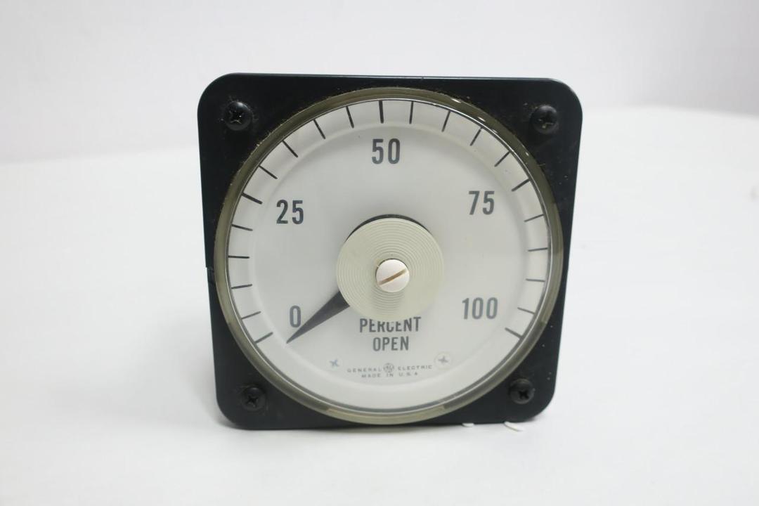 GENERAL ELECTRIC GE 50-103111FAFA1KSU PANEL METER 0-100 PERCENT