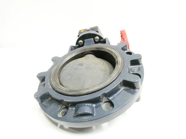 ASAHI 57 MANUAL PVC LUGGED BUTTERFLY VALVE 200 8IN