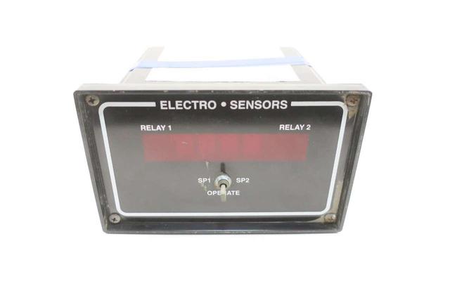 ELECTRO-SENSORS SSA-50P-1 SLOW SPEED RATE METER 115V-AC 4-20MA D565439