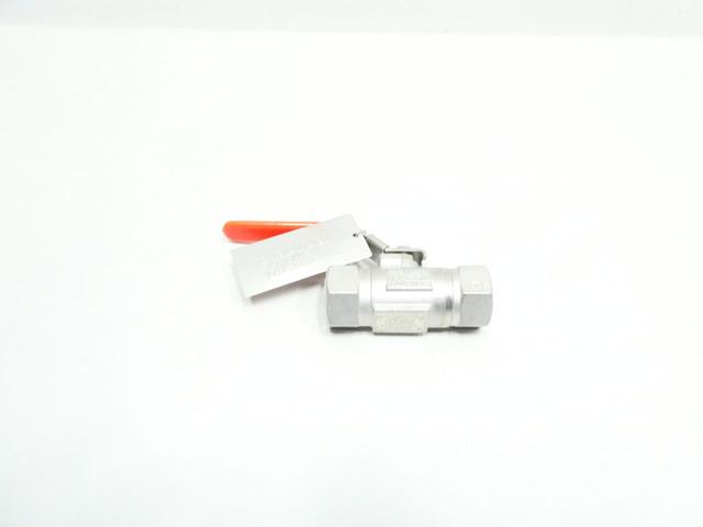 QUADRANT Q NACE MANUAL STAINLESS THREADED BALL VALVE 1/2IN NPT 2500