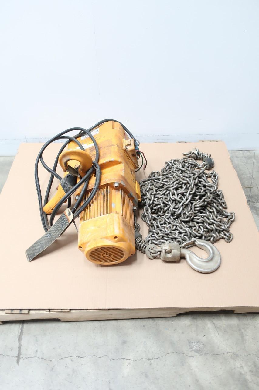 KITO ER2-015SD DUAL STANDARD ELECTRIC HOIST 1.5TON 3PH 2.4HP 575V-AC