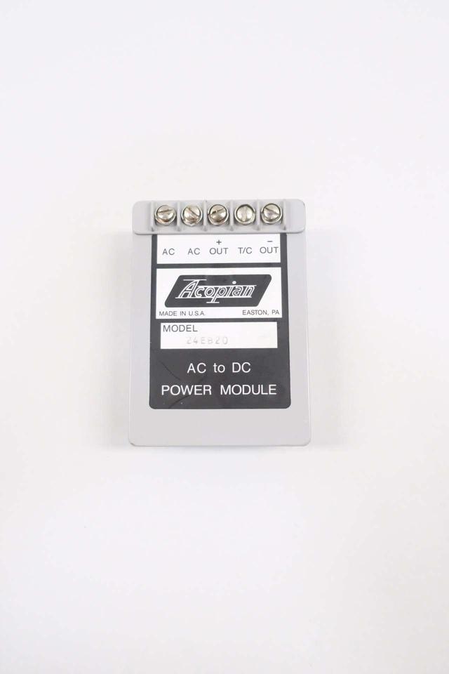 ACOPIAN 24EB20 POWER SUPPLY MODULE 105-125V-AC 24V-DC 0.2A D570095