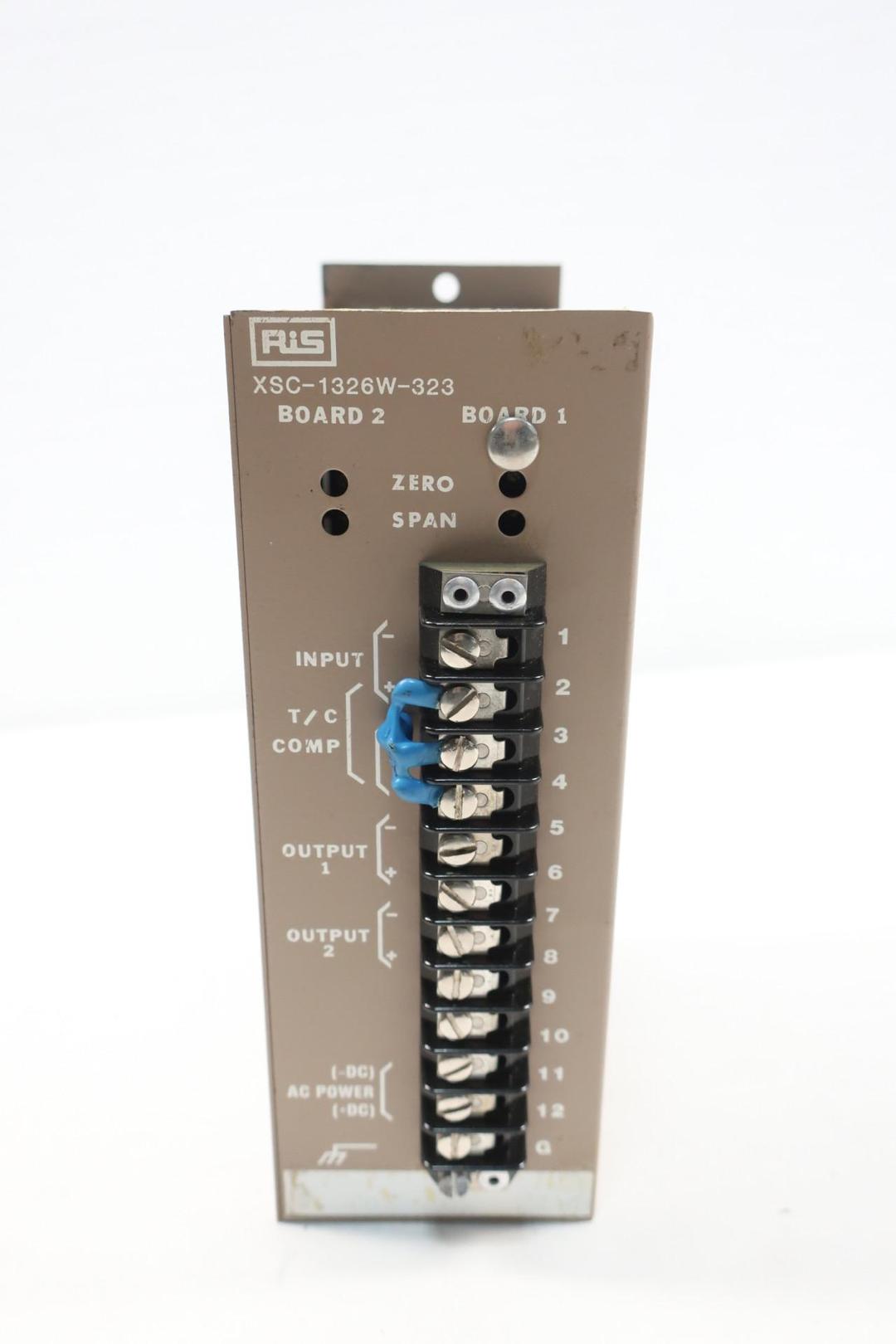 RIS XSC-1326W-323 ISOLATED T/C TRANSMITTER 40-2300F 115V-AC