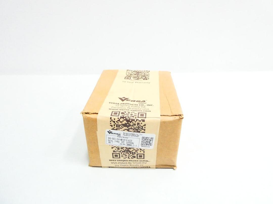 VERSA VSG-3421-316-ME-PC-U-A120 SOLENOID VALVE 120V-AC 1/2IN NPT