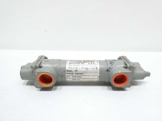 STANDARD XCHANGE BCF SN503002008001 SHELL AND TUBE HEAT EXCHANGER 3/4IN 1IN NPT 