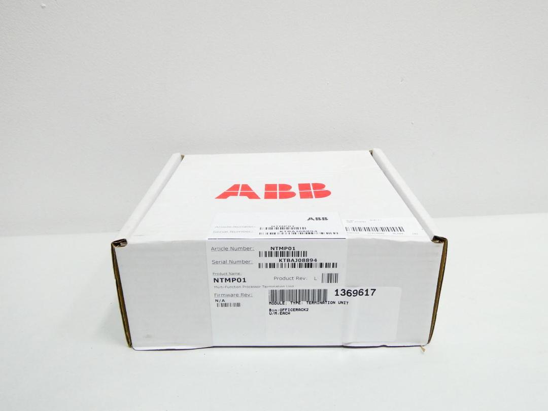 ABB NTMP01 INFI 90 TERMINATION UNIT REV L