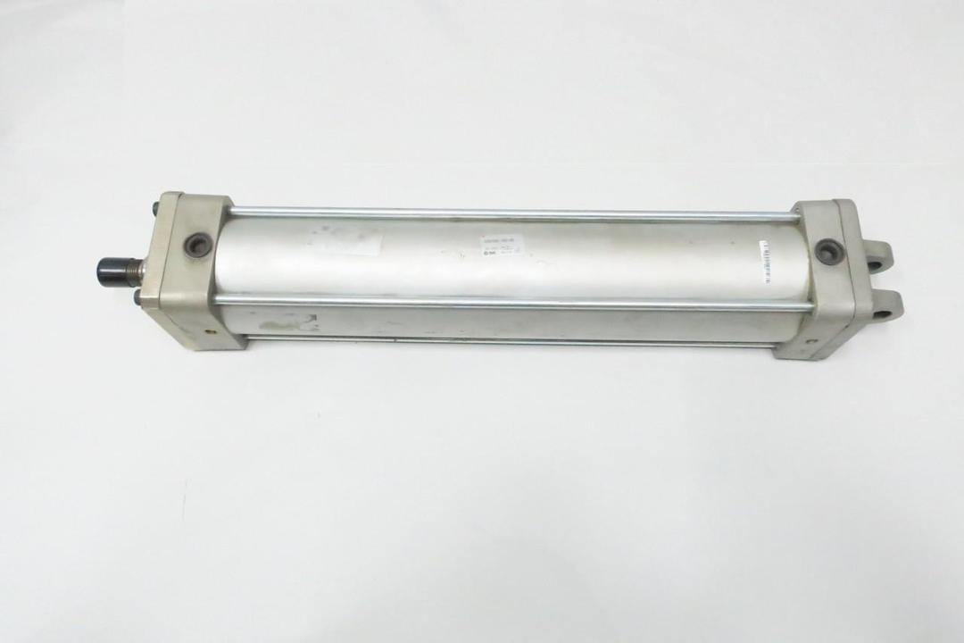 SMC NCDA1D400-1800-XB5 DOUBLE ACTING PNEUMATIC CYLINDER 4IN 18IN 1/2IN 250PSI