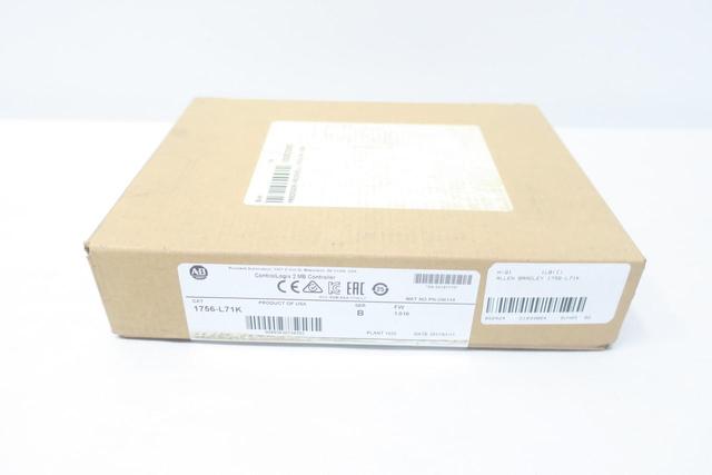 ALLEN BRADLEY 1756-L71K CONTROLLOGIX 2MB CONTROLLER MODULE SER B