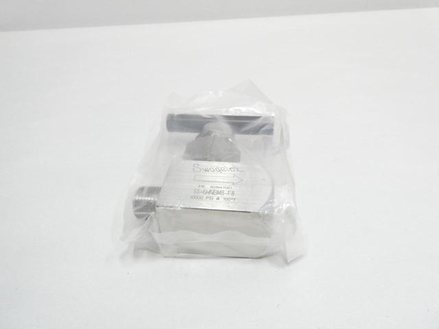 SWAGELOK SS-6HNBM8-F8 MANUAL STAINLESS NEEDLE VALVE 10000PSI 1/2IN NPT