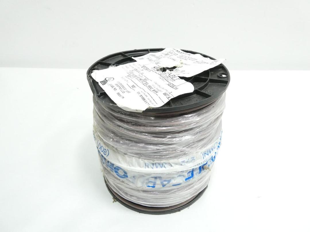 OMNICABLE C81201-10 65STR TC SIS 90C BRN VW-1 1C 12AWG WIRE 500FT 600V-AC