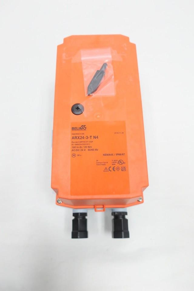 BELIMO ARX24-3-T N4 ELECTRIC VALVE ACTUATOR 180IN-LB 24V-AC 24V-DC
