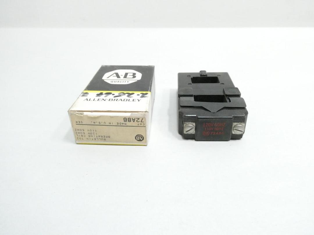 ALLEN BRADLEY 72A86 OPERATING COIL 120V-AC SIZE 2