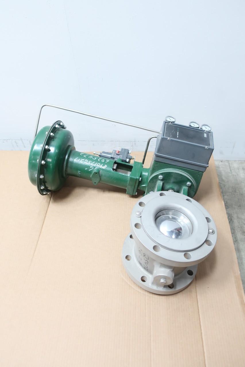 FISHER V150 VEE-BALL 1052 SIZE 40 3610J STAINLESS CONTROL VALVE 6IN 150