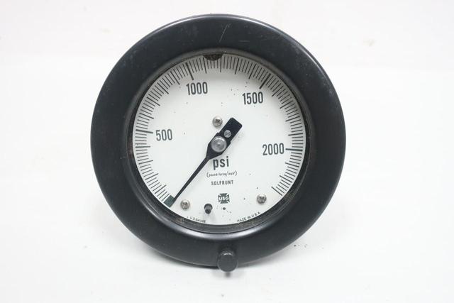 AMETEK 1913 PRESSURE GAUGE 4-1/2IN 0-2300PSI 1/2IN NPT