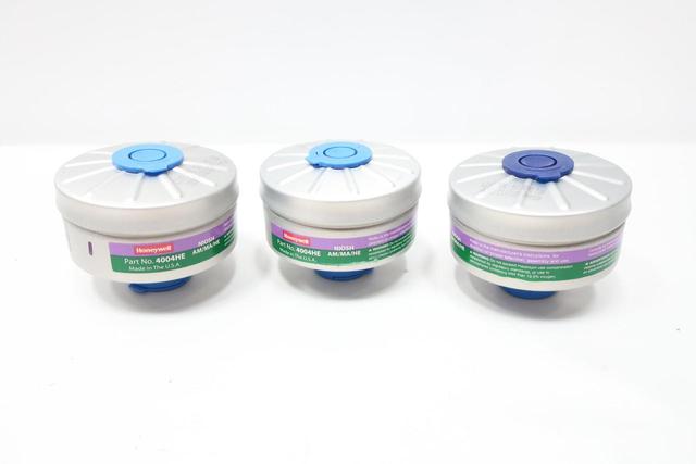 BOX OF 3 HONEYWELL 4004HE RESPIRATOR FILTER CARTRIDGE