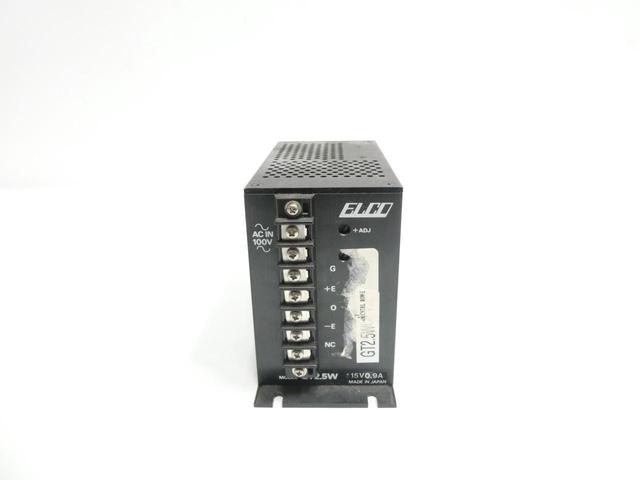 ELCO GT2.5W POWER SUPPLY 100V-AC 0.9A AMP 15V-DC 2.5W