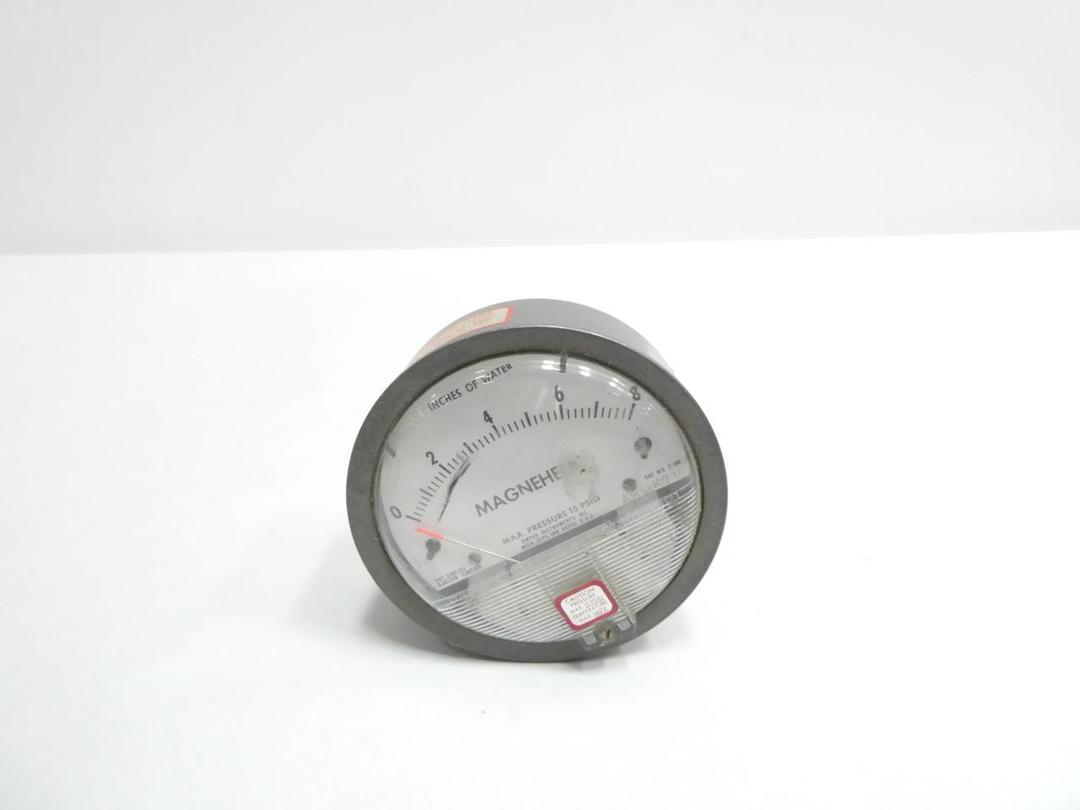 DWYER 2008 MAGNEHELIC PRESSURE GAUGE 0-8IN-H2O
