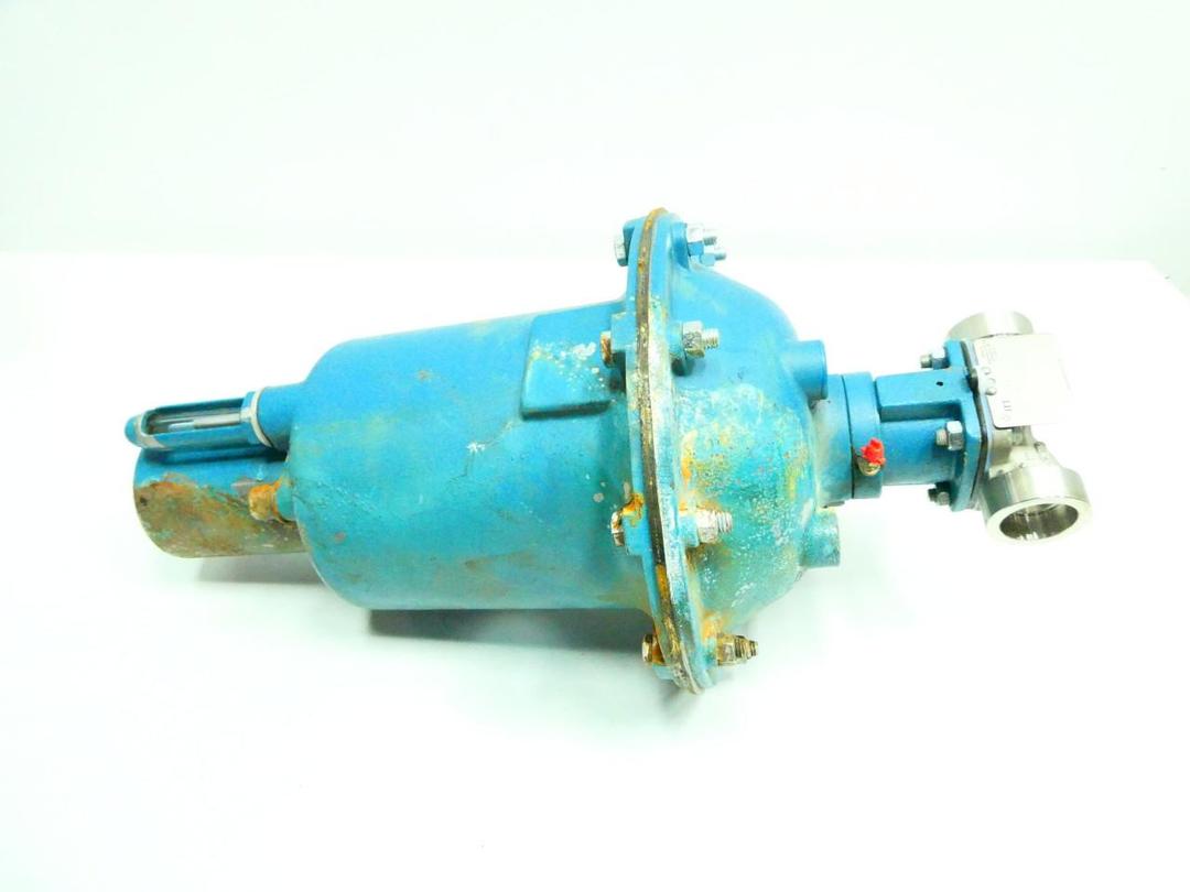 ITT 1-2474-TM-34-3226-P1 DIA-FLO PNEUMATIC STAINLESS DIAPHRAGM VALVE 1IN SW