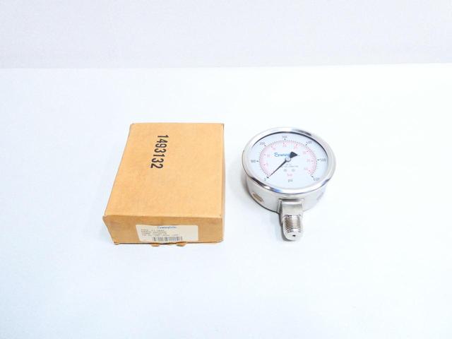 SWAGELOK PGI-100C-PG600-LAPX PRESSURE GAUGE 4IN 1/2IN NPT 0-600PSI