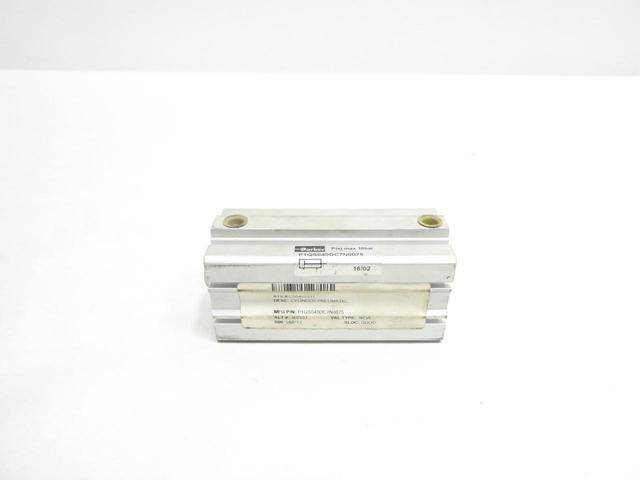 PARKER P1QS040DC7N0075 DOUBLE ACTING PNEUMATIC CYLINDER 40MM 75MM