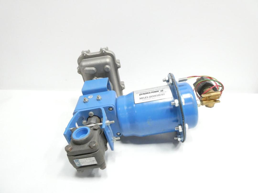 NELES JAMESBURY 1-4A-2236-MT1 PNEUMATIC STEEL BALL VALVE 1IN NPT