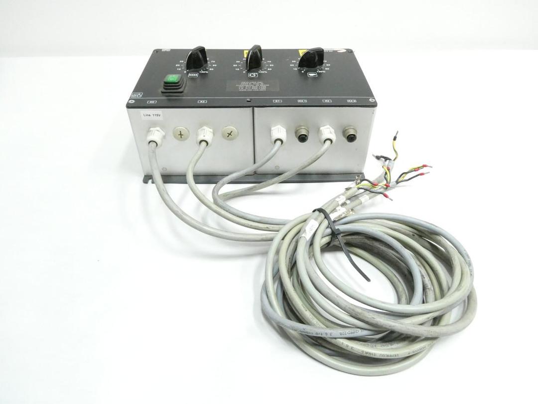 REO ATS 300 TRIPLE OUTPUT PHASE ANGLE CONTROLLER 110/230V-AC 20-210V-AC