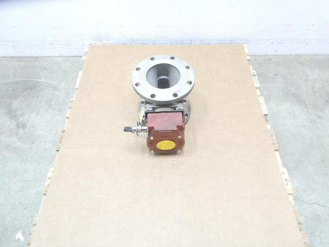 FLOWSERVE 6-QV-11C000S2M2GQ-CM2002 STAINLESS FLANGED PLUG VALVE 6IN 150