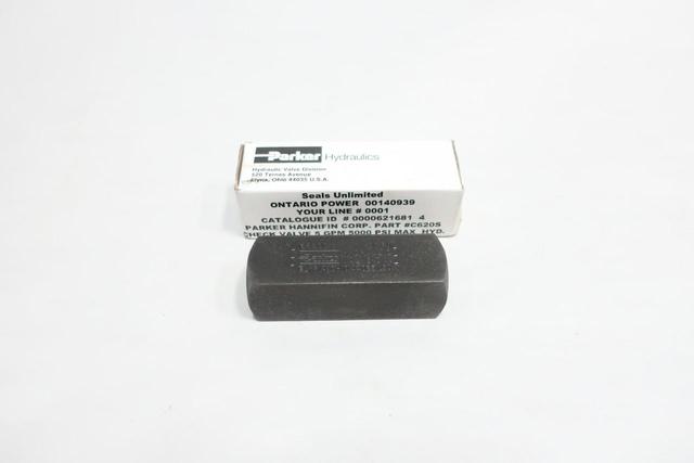 PARKER C620S HYDRAULIC CHECK VALVE 5000PSI 5/8IN NPT