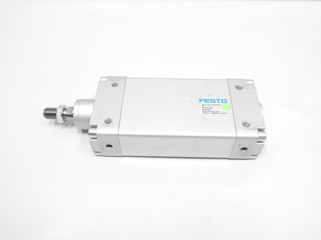 FESTO DZH-63-100-PPV-A PNEUMATIC CYLINDER 63MM 100MM 145PSI