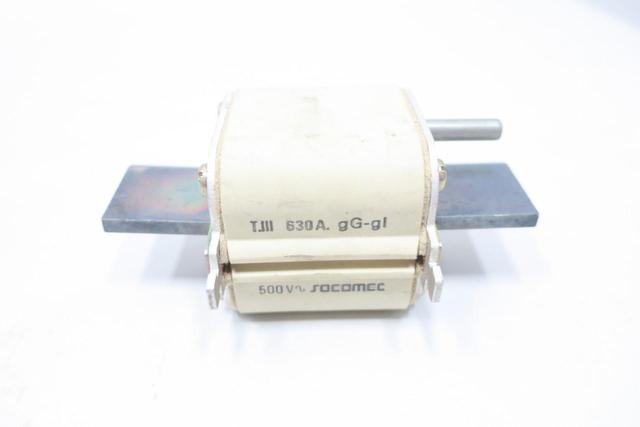 SOCOMEC T.III 630A GG-GI BLADE FUSE 630A AMP 500V-AC