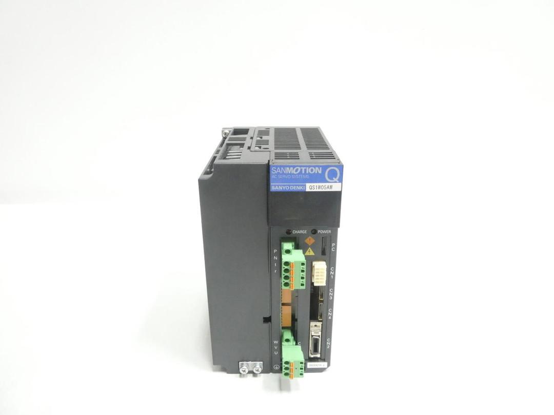 SANYO DENKI QS1W05AM0XXXXC16 SANMOTION SERVO DRIVE 0-230V-AC 0-326V-AC 3PH