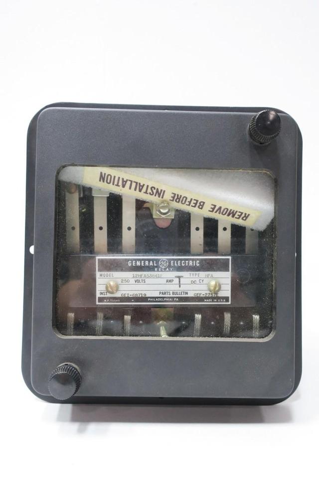 GENERAL ELECTRIC GE HFA 12HFA53B41F AUXILIARY RELAY 250V-DC